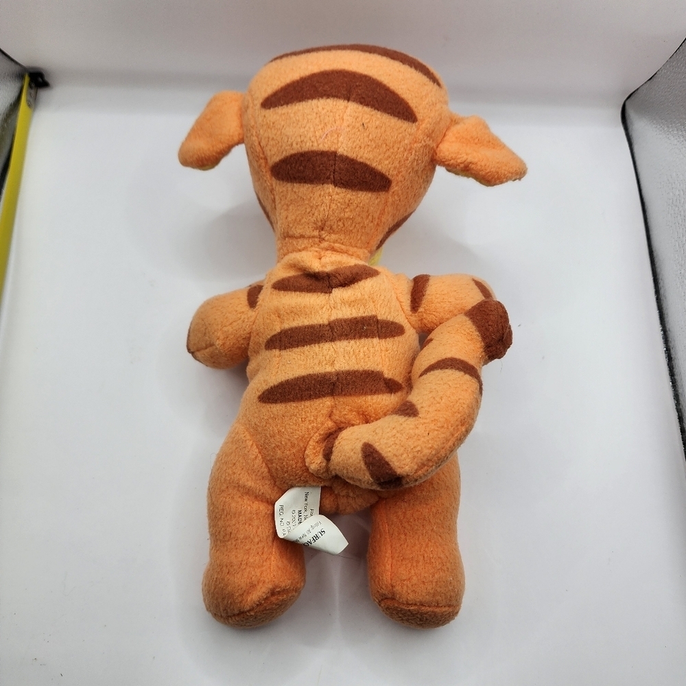 Tigger Plush Baby Rattle 6" 2001 Winnie The Pooh Vintage Fisher Price - Picture 2 of 5